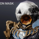 A Guardian from Destiny 2 wearing a Honk Moon Mask from the game's new Festival of the Lost event.